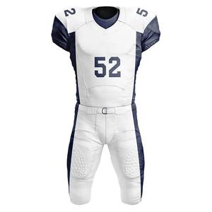 Ensembles d'uniformes de football américain sur mesure de haute qualité vêtements de sport en polyester avec maillot imprimé en coton - Product Image 1