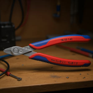 Knipex Electronic Super Knips XL, Têtes polies XL, Poignées multi-composants, Acier INOX, Pince à sertir les fils - Product Image 3