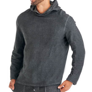 Nuevo conjunto de chándal para hombre de gran tamaño Street Wear Fleece Acid Wash, fabricación profesional, chándales de dos piezas para hombre - Product Image 3