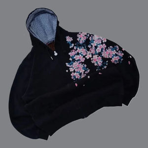 เสื้อฮู้ดซิปซิปซิปหน้าสำหรับผู้ชายขนาดพลัสไซส์ - Product Image 2