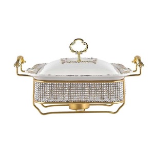 Remium-plato de frotamiento eramic con diamantes de imitación, color antiguo - Product Image 1