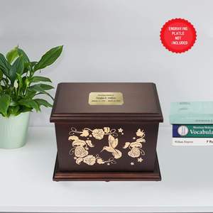 Urnas conmemorativas de cremación para cenizas humanas, caja de urnas de madera y ataúd para cenizas, hombres, mujeres y niños, entierro grande - Product Image 6