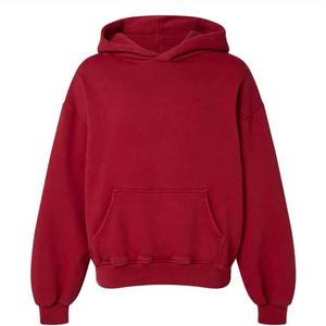 Sweat-shirt à capuche unisexe personnalisé 100% polyester respirant brodé dessin animé pleine impression sweat-shirt décontracté bord coupé grande taille pour hommes - Product Image 1