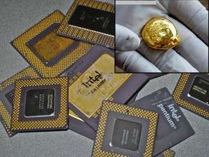 Ferraille de CPU en céramique avec broches dorées//Ferraille de processeurs/Céramique Intel Pentium Pro aux prix de gros avec livraison gratuite dans le monde entier - Product Image 2