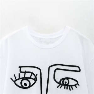 Camiseta de algodón orgánico 100% para mujer, camiseta lisa personalizada promocional, camiseta de gran tamaño, nuevos estilos, venta al por mayor - Product Image 4