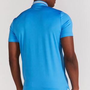 Polos à manches courtes pour hommes de qualité supérieure, tissu jersey en gros, haute performance, respirant, uni, sport, fitness, golf - Product Image 2