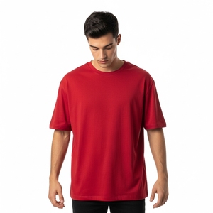 O-Neck T-Shirt Regular Fit 60% Cotton 40% <b>Polyester</b> <b>Yarn</b> Dyed 170-180gsm Solid Anti-Odor Silicon Softner Pre-shrunk Pre-Washed - Product Image 2