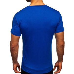 Camiseta de impresión por sublimación para hombre hecha en el mejor material de alta calidad al por mayor, camiseta de sublimación con logotipo personalizado impreso para hombre - Product Image 4