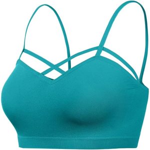 Soutien-gorge de sport pour femme de haute qualité, à bretelles, sans couture, offrant un maintien flexible pour l'entraînement, le yoga et l'usage quotidien - Product Image 4