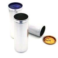 Boîtes en Aluminium Vides Personnalisées de 180ml/190ml/200ml/250ml/270ml/310ml/330ml/355ml/500ml pour Bière et Boissons Énergisantes avec Couvercle Facile à Ouvrir