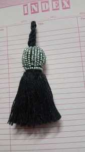 Custom Made Beaded Mini <b>Tassels</b> Ideal <b>for</b> Use in Fashion Bags and Suitable <b>for</b> Resale by Trimming Supply Stores - Product Image 6