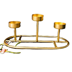 装饰金属3杯茶灯家居装饰烛台 | 茶灯支架
