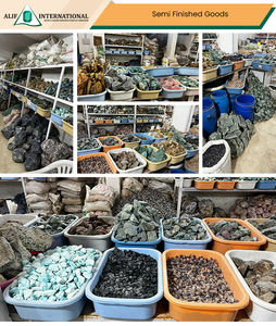 Pierres précieuses naturelles en malachite ovale de haute qualité 7x9 mm, cabochon, pierres précieuses en vrac certifiées, lot en gros du fabricant - Product Image 2