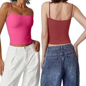 Cintura alta Hot Spicy Sexy Crop Top Camisolas Camisetas sin mangas para mujer - Product Image 6