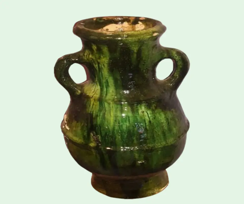 Green-Hued Treasures: Tamegrout Vasen und Töpfe Pflanz gefäß Blumentopf Outdoor Wettbewerbs fähiger Preis