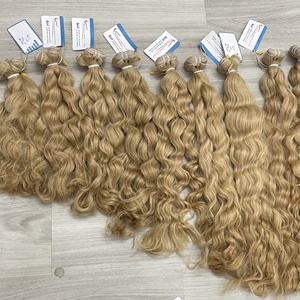 Raw Hair Bundles Vietnamese Hair Natural Wavy <b>Piano</b> Color From Factory with Best Price Weft Human Hair Extensions - Product Image 4