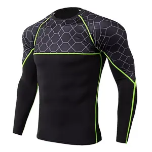 Personalizado completo sublimado de manga larga Rash Guard MMA artes marciales desgaste por el fabricante - Product Image 6