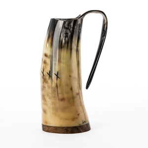 Nouveauté Tasse en corne de buffle avec poignée Rustique Fait main Tankard pour les festivals de la Renaissance Tasse en corne de buffle - Product Image 1