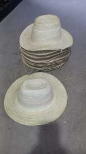 Sombrero de Paja Marroquí Hecho a Mano, Ala Ancha, Sombrero de Sol de Palma Natural, Sombrero Tradicional Bereber de Pescador y Campesino, Venta al por Mayor, OEM, Sombrero de Playa - Product Image 2