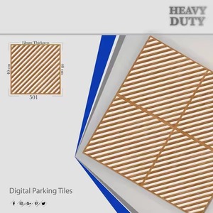 Vistaar Brand 400x400mm Carrelages de sol en porcelaine indienne numérique Imperméable 16x16 Carrelages de parking 9mm d'épaisseur pour salle de bain extérieure - Product Image 4