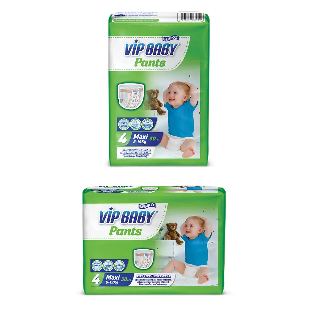 VIP Baby Pants Super Absorbing Baby Diaper Maxi 8 To 19 kg 30 PCS8