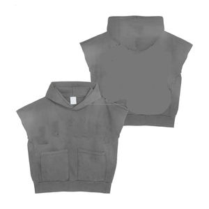 Ensemble de survêtement deux pièces pour homme avec short et veste coupe-vent imprimés, sweat à capuche réfléchissant zippé - Product Image 6