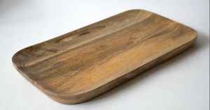 Plateau de service rond en bois 2026, multicolores, vaisselle de service, décor de table, plateau en bois au meilleur prix en Inde - Product Image 4