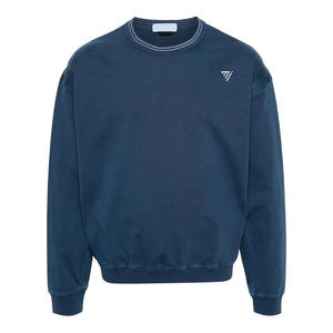 Nuevo diseño elegante Sudadera de algodón liso Cuello redondo Jersey Top OEM ODM Servicio Sudadera básica al por mayor - Product Image 1