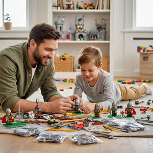 Juego de Bloques de Construcción de Armas Medievales para Lego Moc, Juguete de Construcción de Plástico - Product Image 2