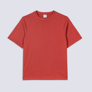 เสื้อยืดผู้ชายสีแดง แห้งเร็ว ระบายเหงื่อได้ดี เหมาะสำหรับฤดูร้อน รับผลิตตามสั่ง ขายส่ง เสื้อยืดกีฬา ระบายอากาศได้ดี ผ้าฝ้าย 100% - Product Image 1