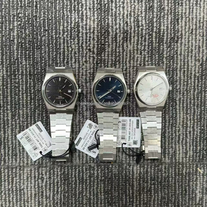Montre à quartz pour homme de luxe de la marque Tissots PRX, cadran dégradé simple, noir, étanche, bracelet en acier inoxydable, Reloj - Product Image 5