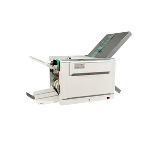 RONGDA RD305 küçük talimatlar katlama makinesi A3 broşür kağıt otomatik besleme katlama makinesi