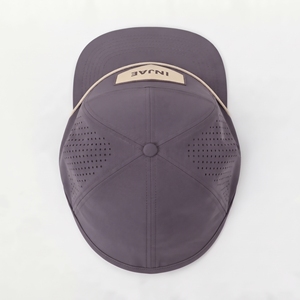 Gorra Snapback de 6 Paneles con Corte Láser, Malla Transpirable, Unisex, Casual, con Logotipo Frontal Impreso por Transferencia Térmica, para Primavera/Verano - Product Image 6