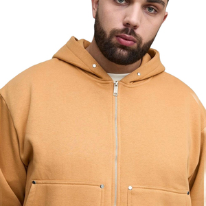 เสื้อฮู้ดดี้สำหรับผู้ชายเสื้อฮู้ดใส่ได้ทั้งชายและหญิงดีไซน์ตามสั่งผลิตจากผู้ผลิตปากีสถาน - Product Image 4