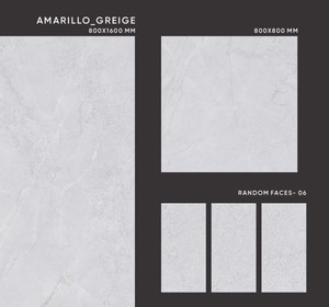 Carreaux de dalles de porcelaine polies de style design moderne pour intérieurs d'hôtel 800x1600mm Finition sculptée Surface mate pour murs intérieurs - Product Image 4