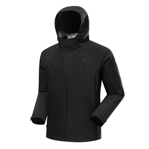 2025 veste de randonnée imperméable de haute qualité logo bricolage personnalisé softshell à capuche unisexe hiver pour coupe-vent hommes veste d'extérieur - Product Image 6
