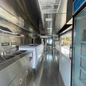 Nuevo Diseño 2026 de la Empresa, Precio de Fábrica, Kiosco de Comida de 4 Ruedas de Acero Inoxidable para Venta en la Calle, para Pollo Frito, Helado y Snacks Dulces - Product Image 6