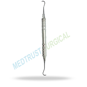 Cureta McCall 17 18, Cureta Periodontal Dental de Acero Inoxidable, Instrumento para Limpieza Supragingival y Subgingival, y Planificación Radicular - Product Image 4
