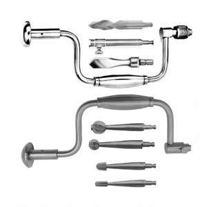 ฮัดสันเครื่องมือเจาะศัลยกรรมกระดูกด้วยมือใช้มือปรับแต่งได้ทำจากสแตนเลสเยอรมันใช้ซ้ำได้เกรด A + - Product Image 4