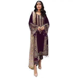 Nieuwste Designer Feestkleding Trendy Pakistani Salwar Pak Collectie Van Indiase Fabricage In Groothandelsprijs