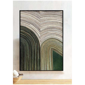Indian Supplier HIgh Quality Leather Patch Wall Art Hand-Painted <b>Framed</b> and Handmade <b>for</b> Elegant Room Decoration at Good Price - Product Image 1
