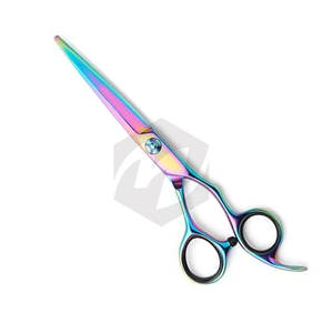 Ensemble de ciseaux de barbier en gros, 5,5 pouces, revêtement en titane, ciseaux à cheveux et rasoir, kit de ciseaux en acier inoxydable - Product Image 3