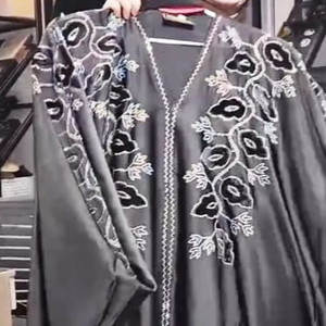 Vêtements traditionnels musulmans pour femmes, élégants et modestes, pour mariée, caftan, abaya, style Dubaï-Accessoire inclus - Product Image 1