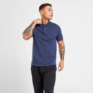 Camisas de Golf para Hombre en Amarillo y Negro, con Logotipo Bordado en la Espalda, Antiarrugas, Tejido de Spandex/Algodón, Hecho en Pakistán - Product Image 1