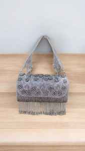 Bolso de mano de lujo hecho a mano de diseñador indio para mujer, monedero de fiesta de alta calidad para bodas y ocasiones especiales - Product Image 2