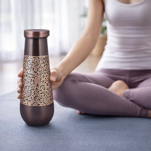 <b>Copper</b> water <b>bottle</b> Pure <b>copper</b> <b>bottle</b> Ayurvedic <b>copper</b> <b>bottle</b> <b>Copper</b> <b>drinking</b> <b>bottle</b> <b>Copper</b> <b>bottle</b> for water Handmade - Product Image 1