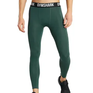 Nieuwste Ontwerp Mannen Atletische Custom Design Mannen Gym Legging Rekbare Taille Zweet Absorberende Compressie Fitness Mannen Panty