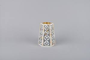 Luxury Mother Of Pearl Inlay Bakhoor Burner Geometric Hexagon <b>Resin</b> Handicraft Arabic Mabkhara For Oud Incense Home - Product Image 4