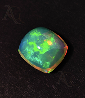 Cabochon de coussin d'opale éthiopienne semi-précieuse de vente chaude pierre précieuse en vrac pour la fabrication de bijoux au prix d'usine
