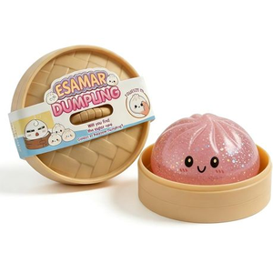 1 pcs Glitter Dumpling <b>Squishy</b> Stress Relief Ball 5.3cm Random Color - Product Image 1